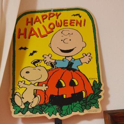 Halloween yard stake