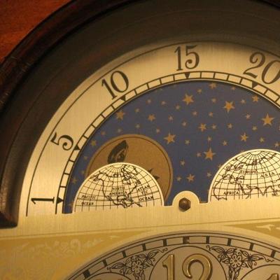 Detail of grandfather clock