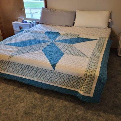King size bed & frame