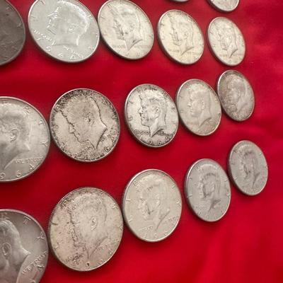 Silver Kennedy Half dollars  