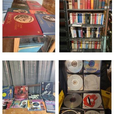 Vinyls, CDs, and DVDs
