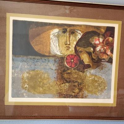 Signed and Numbered lithograph by Alvar Sunol Munoz-Ramos