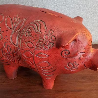 California Pottery piggy Bank