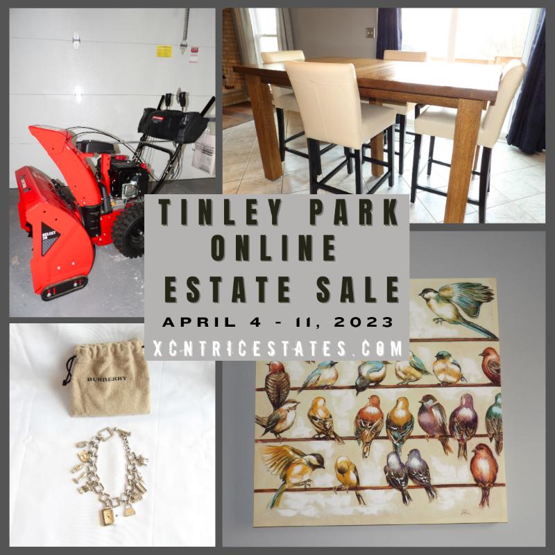 XCNTRIC ESTATE SALES ONLINE TINLEY PARK ESTATE SALE APRIL 411, 2023