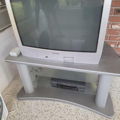 Old tv and stand