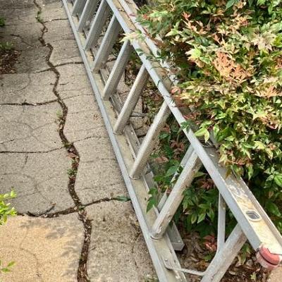 24 ft aluminum extension ladder