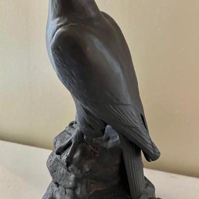 Falcon sculpture