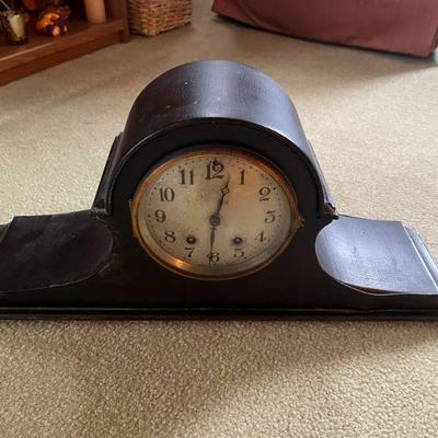 Antique Tambour Mantel Clock with original key. Still working. 