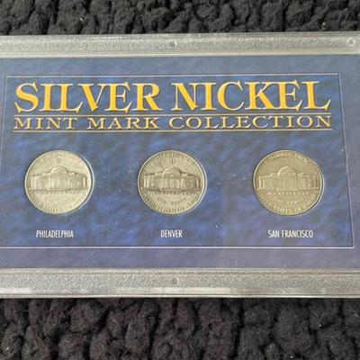 1943 - 1945 Silver Nickel Mint Mark Collection