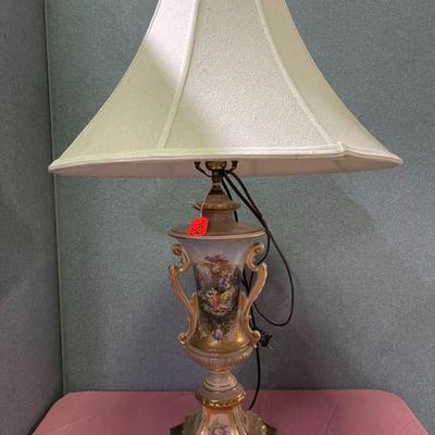large ornate table lamp