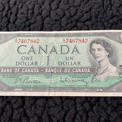 1954-(Canadian Dollar