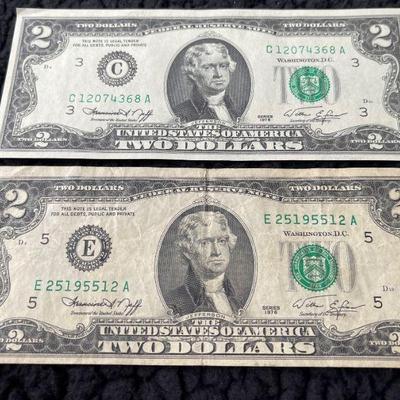 (2)-1976 $2 Bills