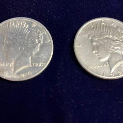 1924, 1924-S  Silver Peace Dollars