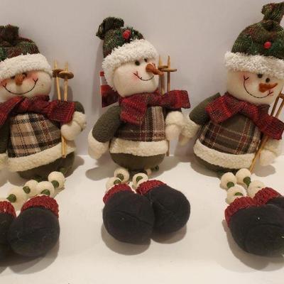 Ski Snowman (16") Shelf Sitter 