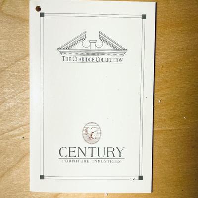 Century Furniture Claridge Collection Mahogany