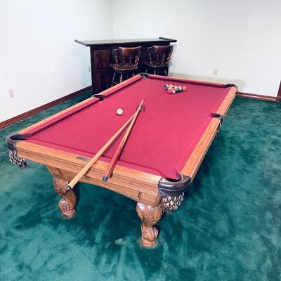 Olhausen Billiards Table with Accessories