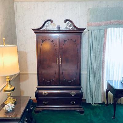 Century Furniture Claridge Collection Mahogany Armoire