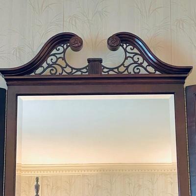 Century Furniture Claridge Collection Mahogany Dresser with Mirror