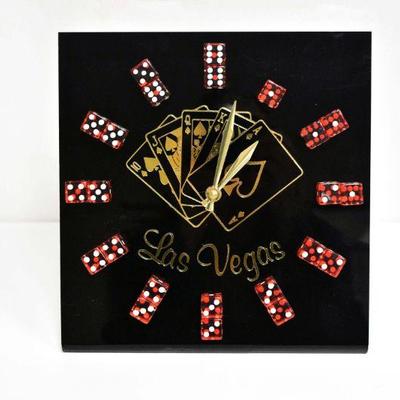 Las Vegas Dice Mantle Clock