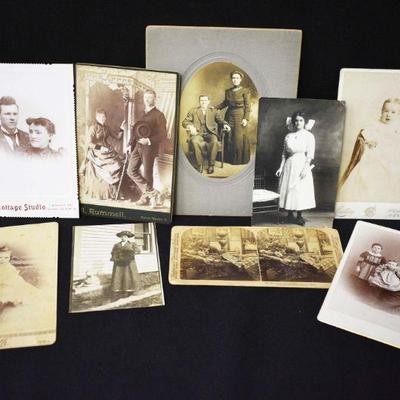 Antique Cabinet Cards / Photos / Postcards