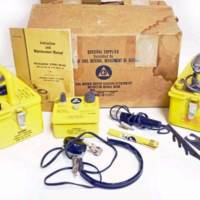 VTG Civil Defense Shelter Radiation Detection Kit