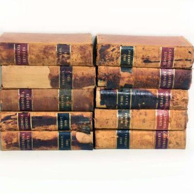 1800's Books (10 California Reports)