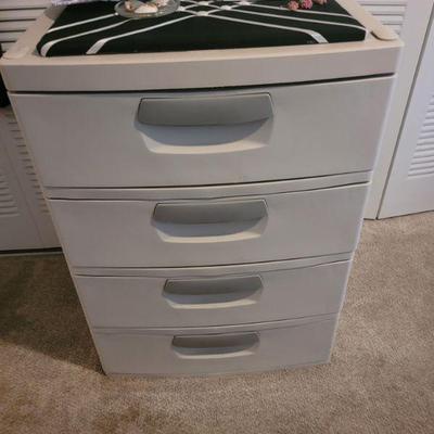 plastic file cabinet