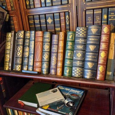 Classic leather bound books