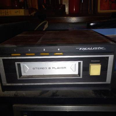 Vintage Realistic 8 track tape deck 