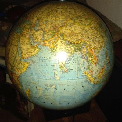 Vintage globe