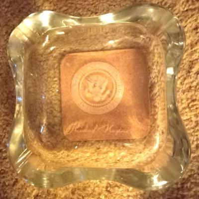 RICHARD Nixon ash tray