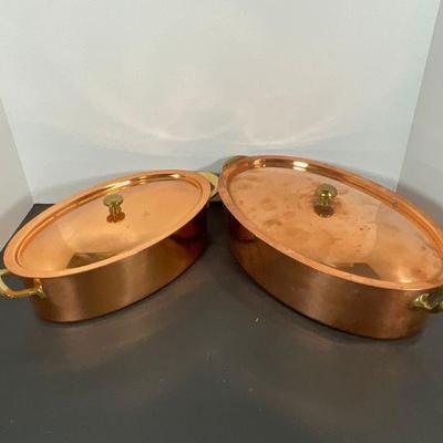 Swiss Copper Oblong Pans