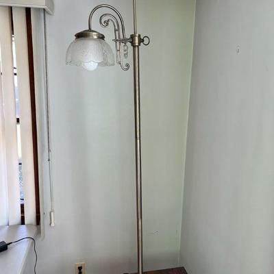 Vintage metal adjustable floor lamp