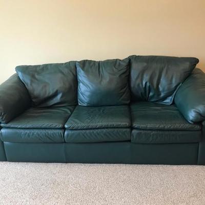 leather sofa $599
90 X 42 X 24
