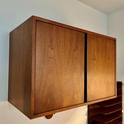 1960s teak wall cabinet