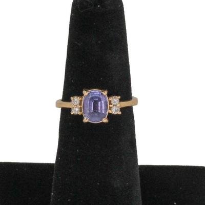 14kt Gold and Tanzanite Ring