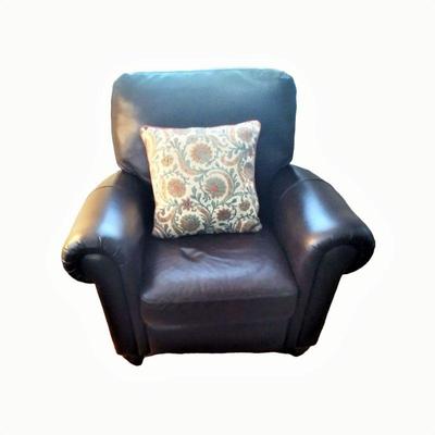 NATUZZI DARK BROWN RECLINER