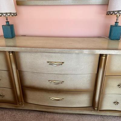 MCM dresser with mirror