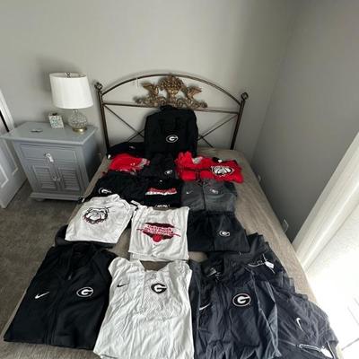 Lots of UGA Clothes - Mainly Sizes L & XL

