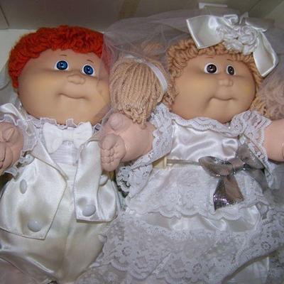Vintage Tsukuda Cabbage Patch Bride and Groom