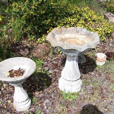 Concrete Bird Baths