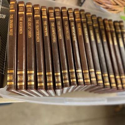 Time Life Wild West Leather Bound Books