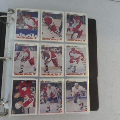 Vintage 1991-92 Upper Deck Hockey Cards #1-#500 in Binder