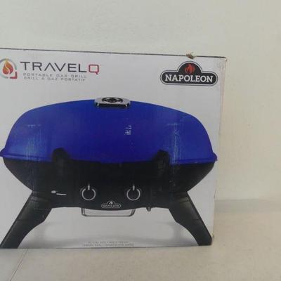 Napoleon TravelQ 285 Portable Propane Grill - Blue - Sealed in Box