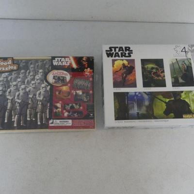 Star Wars Multi-Puzzle Packages - 11 Puzzles in All - 1 Unopened