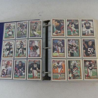 Binder of Collector Cards - Mostly Football