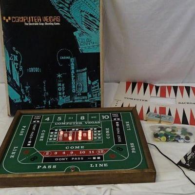 Vintage 1971 EDC Games Computer Vegas Electronic Crap Shooting Game - Sealed in Box