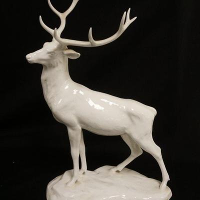 1032	NORITAKE LARGE CHINA STAG FIGURE, APPROXIMATELY 15 IN HIGH
