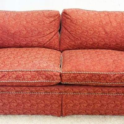 1141	TRS FURNITURE UPHOLSTERED SOFA, APPROXIMATELY 79 IN X 37 IN X 29 IN
