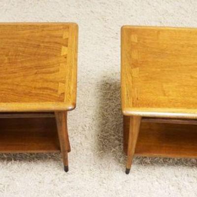 1133	LANE MIDCENTURY MODERN END TABLES, APPPROXIMATELY 28 IN X 21 IN X 20 IN HIGH
